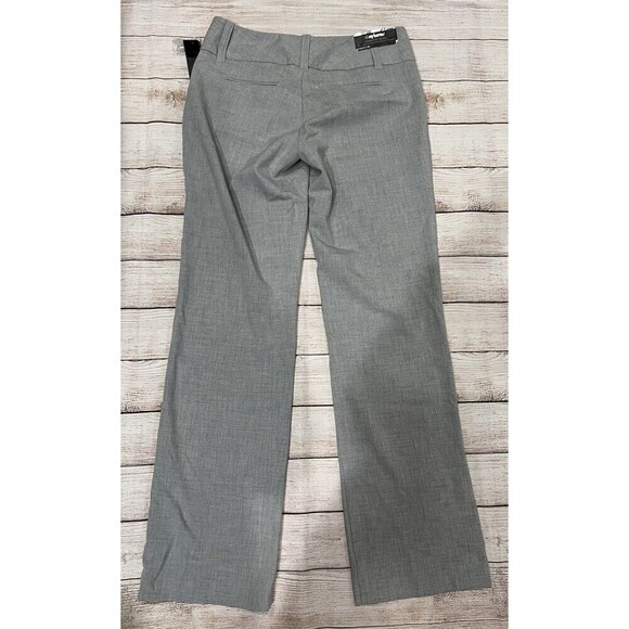 NWT $48 Daisy Fuentes Favorite Pant Heather Gray Dress Slack Pants Women size 4 - Picture 3 of 8